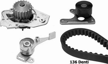 OMB KMB5502A - Pompe à eau + kit de courroie de distribution cwaw.fr