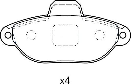 Omnicraft 2675936 - Kit de plaquettes de frein, frein à disque cwaw.fr