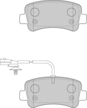 Omnicraft 2143239 - Kit de plaquettes de frein, frein à disque cwaw.fr