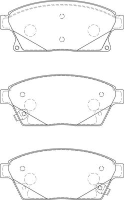 Omnicraft 2134994 - Kit de plaquettes de frein, frein à disque cwaw.fr