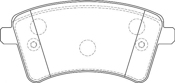 Omnicraft 2134996 - Kit de plaquettes de frein, frein à disque cwaw.fr