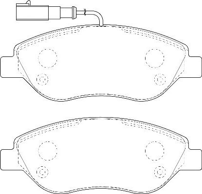 Omnicraft 2134990 - Kit de plaquettes de frein, frein à disque cwaw.fr