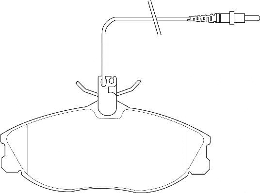 Omnicraft 2134944 - Kit de plaquettes de frein, frein à disque cwaw.fr