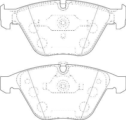 Omnicraft 2134946 - Kit de plaquettes de frein, frein à disque cwaw.fr