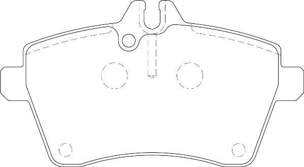 Omnicraft 2134942 - Kit de plaquettes de frein, frein à disque cwaw.fr