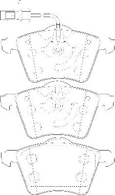 Omnicraft 2134954 - Kit de plaquettes de frein, frein à disque cwaw.fr