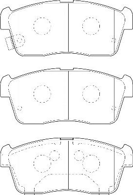 Omnicraft 2134950 - Kit de plaquettes de frein, frein à disque cwaw.fr