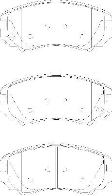 Omnicraft 2134962 - Kit de plaquettes de frein, frein à disque cwaw.fr