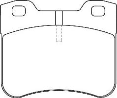 Omnicraft 2134908 - Kit de plaquettes de frein, frein à disque cwaw.fr