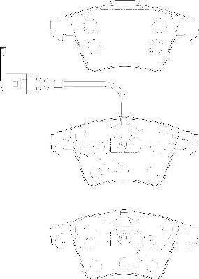 Omnicraft 2134916 - Kit de plaquettes de frein, frein à disque cwaw.fr