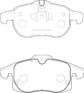 Omnicraft 2134910 - Kit de plaquettes de frein, frein à disque cwaw.fr