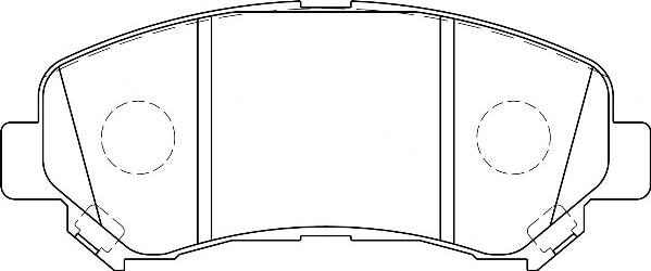 Omnicraft 2134918 - Kit de plaquettes de frein, frein à disque cwaw.fr