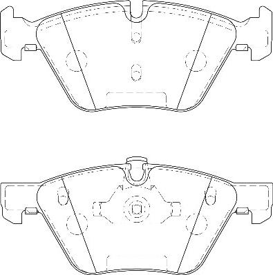 Omnicraft 2134912 - Kit de plaquettes de frein, frein à disque cwaw.fr