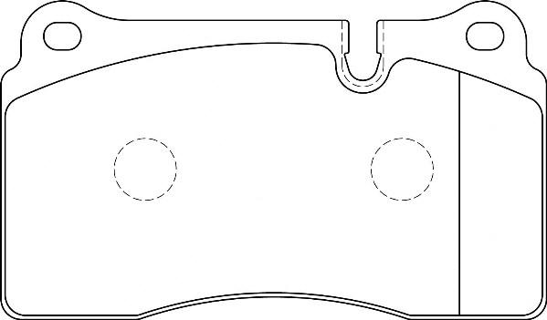 Omnicraft 2134986 - Kit de plaquettes de frein, frein à disque cwaw.fr