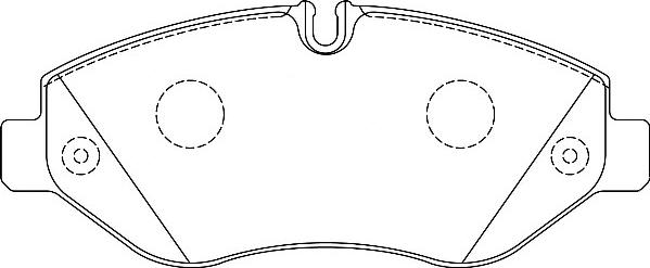 Omnicraft 2134982 - Kit de plaquettes de frein, frein à disque cwaw.fr