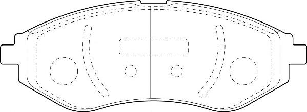 Omnicraft 2134934 - Kit de plaquettes de frein, frein à disque cwaw.fr