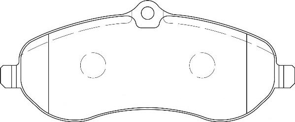 Omnicraft 2134924 - Kit de plaquettes de frein, frein à disque cwaw.fr