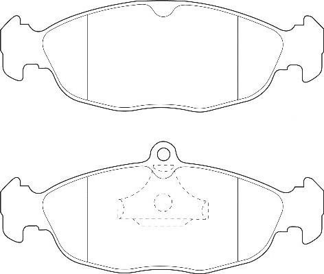 Omnicraft 2134920 - Kit de plaquettes de frein, frein à disque cwaw.fr