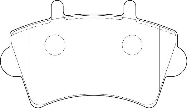 Omnicraft 2134974 - Kit de plaquettes de frein, frein à disque cwaw.fr