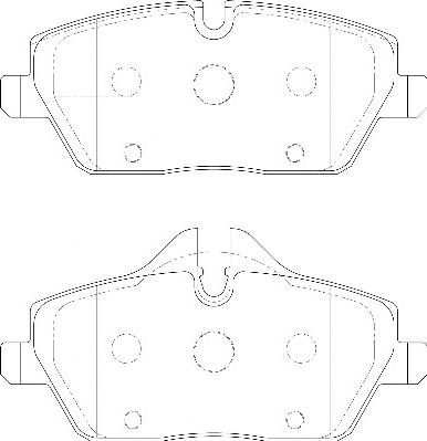 Omnicraft 2134970 - Kit de plaquettes de frein, frein à disque cwaw.fr