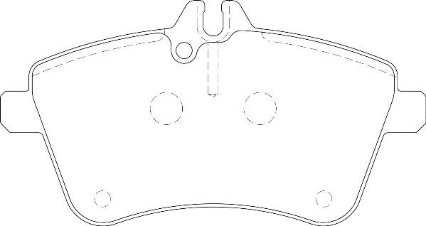 Omnicraft 2134978 - Kit de plaquettes de frein, frein à disque cwaw.fr