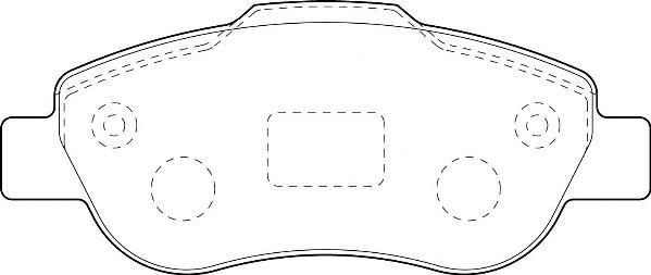 Omnicraft 2134894 - Kit de plaquettes de frein, frein à disque cwaw.fr