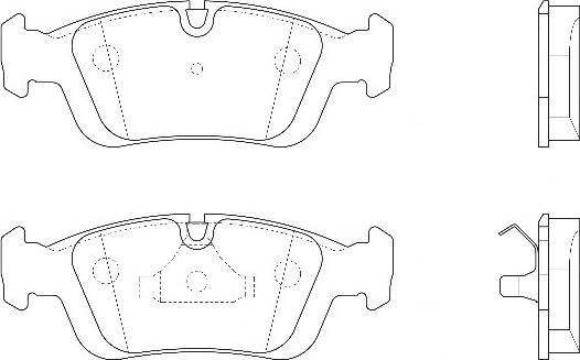 Omnicraft 2134890 - Kit de plaquettes de frein, frein à disque cwaw.fr