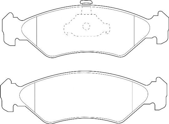 Omnicraft 2134892 - Kit de plaquettes de frein, frein à disque cwaw.fr