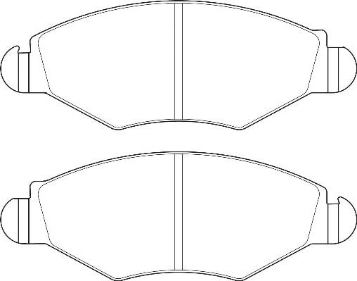 Omnicraft 2134840 - Kit de plaquettes de frein, frein à disque cwaw.fr