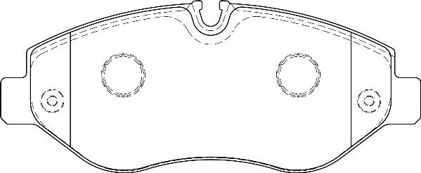 Omnicraft 2134888 - Kit de plaquettes de frein, frein à disque cwaw.fr