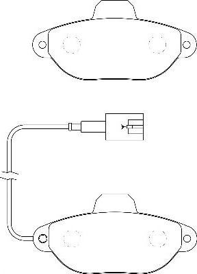 Omnicraft 2134830 - Kit de plaquettes de frein, frein à disque cwaw.fr