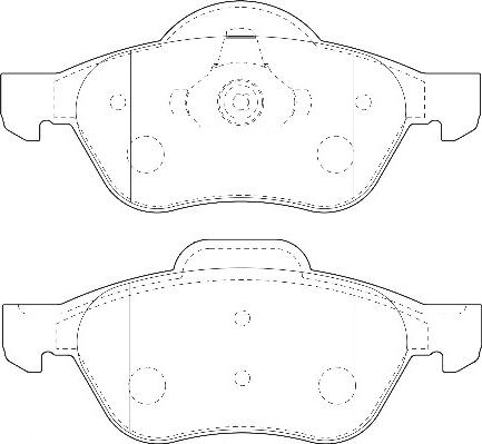 Omnicraft 2134874 - Kit de plaquettes de frein, frein à disque cwaw.fr