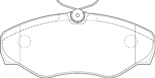 Omnicraft 2134876 - Kit de plaquettes de frein, frein à disque cwaw.fr