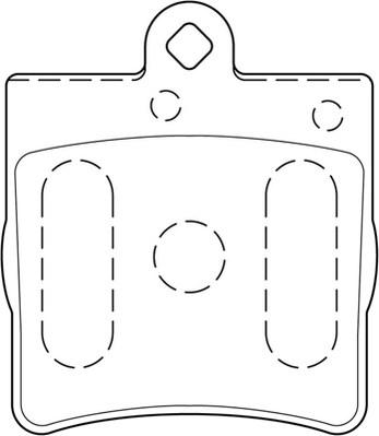 Omnicraft 2135587 - Kit de plaquettes de frein, frein à disque cwaw.fr