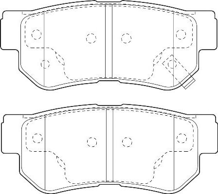 Omnicraft 2135692 - Kit de plaquettes de frein, frein à disque cwaw.fr