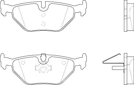 Omnicraft 2135640 - Kit de plaquettes de frein, frein à disque cwaw.fr