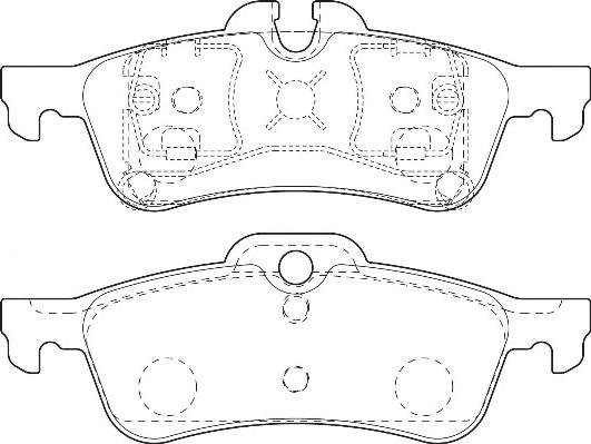 Omnicraft 2135648 - Kit de plaquettes de frein, frein à disque cwaw.fr