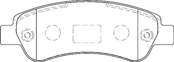 Omnicraft 2135666 - Kit de plaquettes de frein, frein à disque cwaw.fr