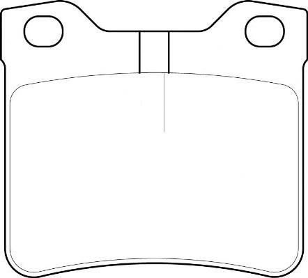 Omnicraft 2135660 - Kit de plaquettes de frein, frein à disque cwaw.fr