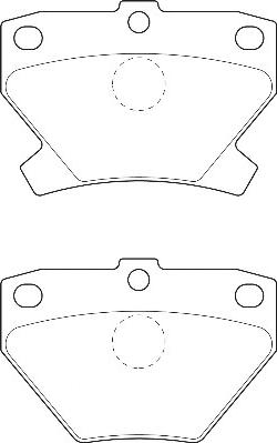 Omnicraft 2135662 - Kit de plaquettes de frein, frein à disque cwaw.fr