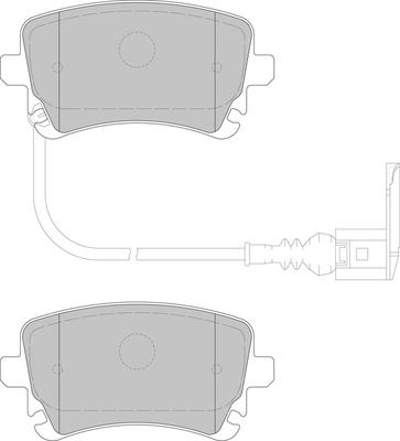 Omnicraft 2135608 - Kit de plaquettes de frein, frein à disque cwaw.fr