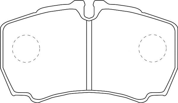 Omnicraft 2135616 - Kit de plaquettes de frein, frein à disque cwaw.fr