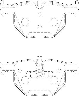 Omnicraft 2135683 - Kit de plaquettes de frein, frein à disque cwaw.fr