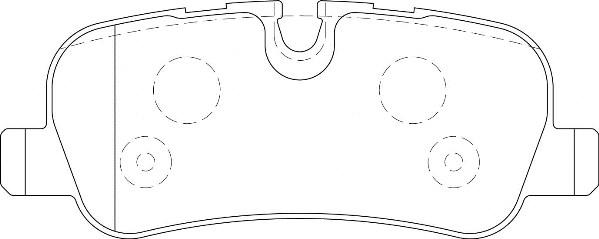 Omnicraft 2135679 - Kit de plaquettes de frein, frein à disque cwaw.fr