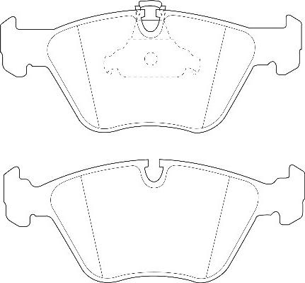 Omnicraft 2135000 - Kit de plaquettes de frein, frein à disque cwaw.fr