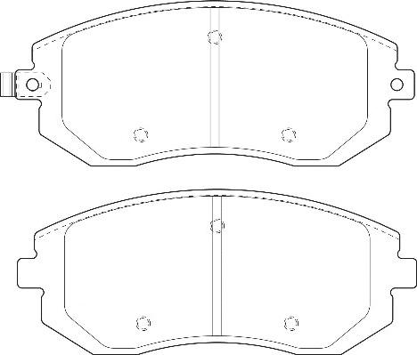 Omnicraft 2135016 - Kit de plaquettes de frein, frein à disque cwaw.fr