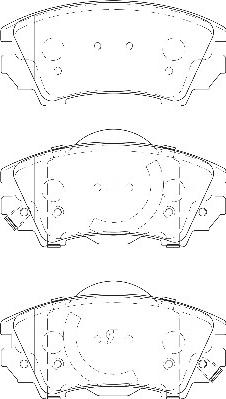 Omnicraft 2135010 - Kit de plaquettes de frein, frein à disque cwaw.fr