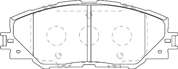 Omnicraft 2135012 - Kit de plaquettes de frein, frein à disque cwaw.fr