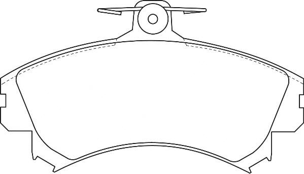 Omnicraft 2135031 - Kit de plaquettes de frein, frein à disque cwaw.fr