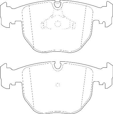 Omnicraft 2135024 - Kit de plaquettes de frein, frein à disque cwaw.fr